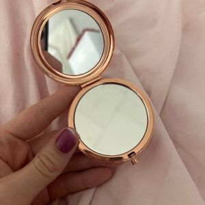Rose Gold Compact Mirror